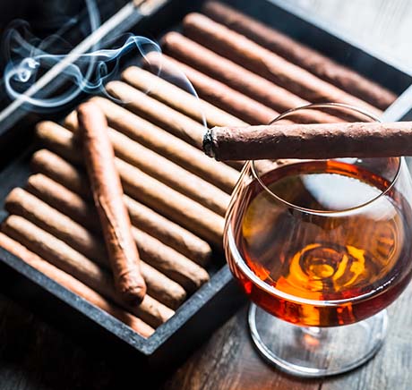 Burning Cigar