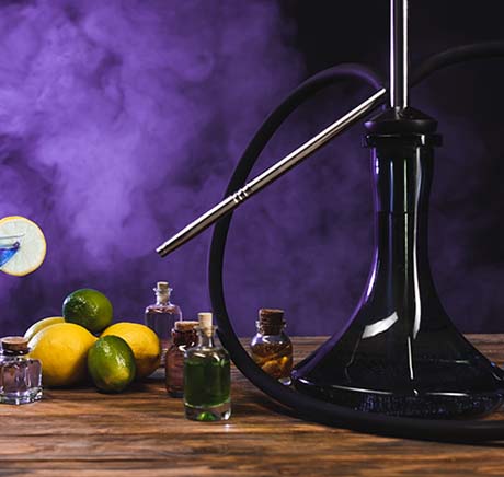Hookah Near Fruits